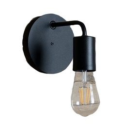 Aplique Interior Imola Básico 1 Luz E27 Balucce Negro