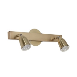 Liston 2l Gu10 Base Rect 40cm Bronce