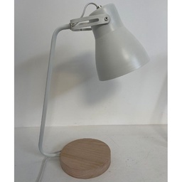 Lamp Escritorio Patik 1l E27 Gris/mad