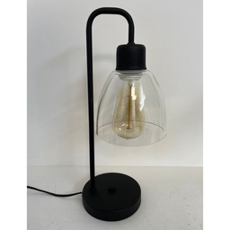 Lamp Escritorio Belu 1l E27 Negro Txt