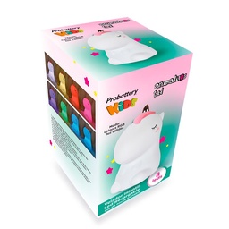 Velador Infantil Recargable Rgb Unicorni