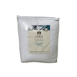 Acolchado Paris 180 gr Saten Liso Bco King 275x275 cm