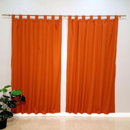 Cortinas Paris Tropical Ladrill 130x205 cm 2 u