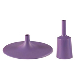 Kit Floron y Portalam E27 Plast Violeta