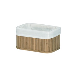 Canasto Bamboo Natural 28X18x12 cm