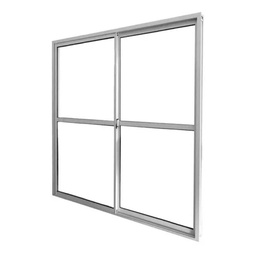 Ventana 2.00x2.00 m. Moderna Corrediza Blanca