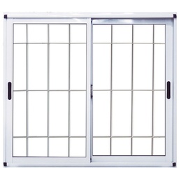 Ventana 120x60 cm. Moderna Corrediza Blanca