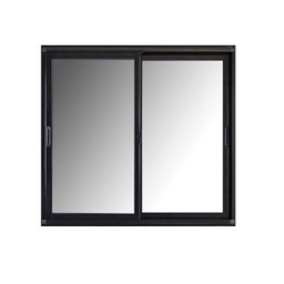 Ventana Corrediza Dvh Negra Moderna 180x200 Nexo