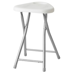 Banquito Plegable con Asa 45X30x29 Blanco