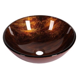 Lavamanos Vidrio Wood 42x42 cm Vessanti