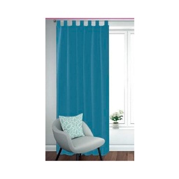 Cortina Cotidiana Sunout Lisa 140x230 cm Velvet Azul Par