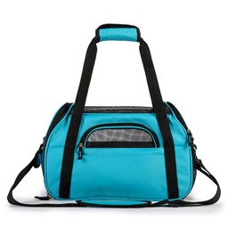 Bolso de Transporte Pet's Fun Cuadrado Azul 43X23x29 cm