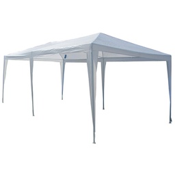 Gazebo Outzen Rafia 6x3 m Blanco