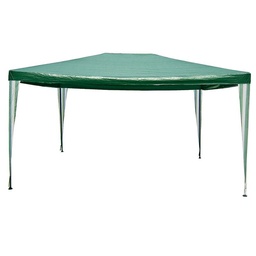 Gazebo Outzen Rafia 4x3 m Verde Blanco