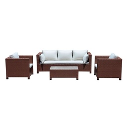 Set Living Outzen Rattan Dorian 3 Cuerpos Outzen