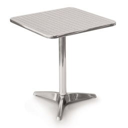 Mesa Outzen Bistro Aluminio Gris 60x70 cm