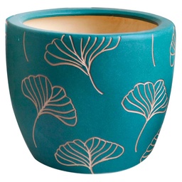 Maceta Ceramica Saori Verde Mediana