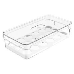 Organizador de Cocina 18 Huevos Clear Fresh Cotidiana