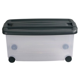 Caja Org Plas 61lt Rued Trans T-col Gri