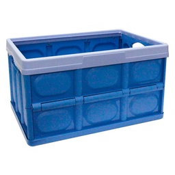 Caja Plegable Plastica 48l Azul