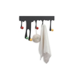 Percha Estrella Madera Natural 6X6x3 cm 4 un Cotidiana