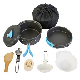 Set Alpes Cocina Aluminio Anodizado 7 Piezas