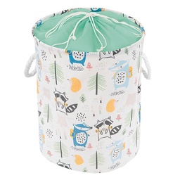 Hamper Canvas Cubierto Kids Bosque