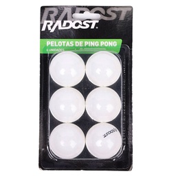 Set 6 Pelotas de Ping Pong Radost