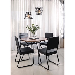 Comedor Austral Madera 4S 100X100x76.5 cm