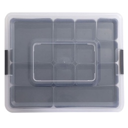 Caja Org Plástica 4.8l 3 Cestos Interior Cotidiana