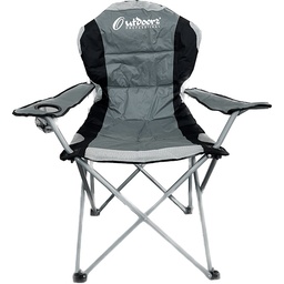 Silla Plegable Outdoors Profession Camping Reforzada Negro