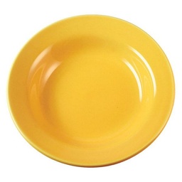 Plato Hondo Cerámica Donna Amarillo