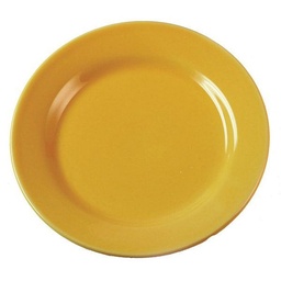 Plato Postre Cerámica Donna Amarillo