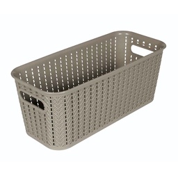 Caja Organizadora Rattan Gris 5.5lts