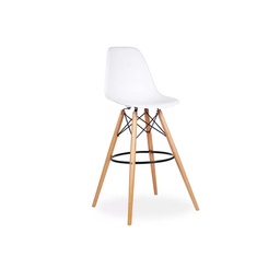 Banqueta Eames Garden Life 55X54x107 cm Blanca