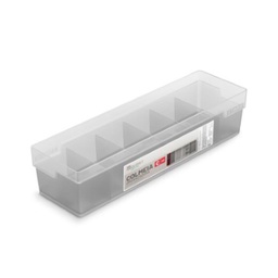 Organizador Cajón con 2 Divisiones Cristal 35x10 cm