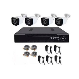 Cctv Dvr P/8 Canales con 4 Cámaras Hd 1080 Ssd 480Gb Nixon