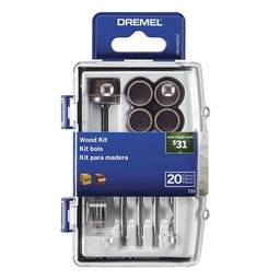 Kit 20 Acc Dremel Micro Kit Madera