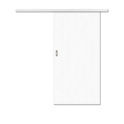 Puerta Corrediza Proteus Blanca Tablero Melamínico 18 mm 90x200