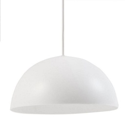 Colg Esferico Polipro Blanco E27 35cm